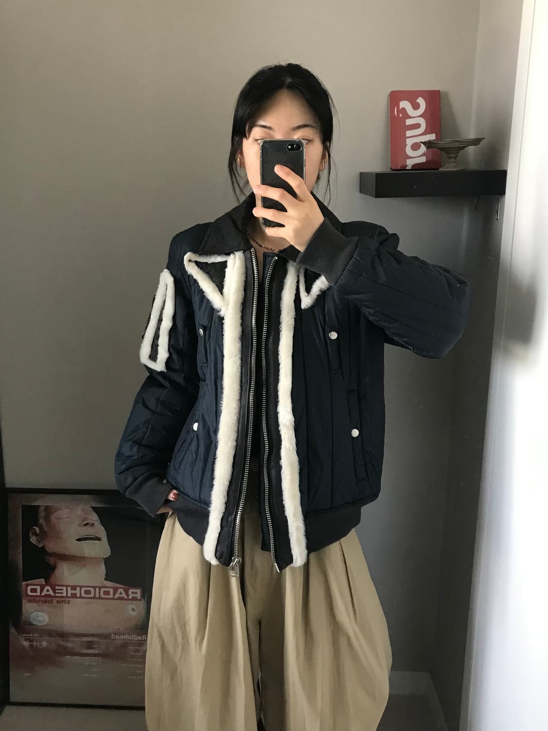 YASIRI JPN 경량 쉐르파 자켓 상품이미지4