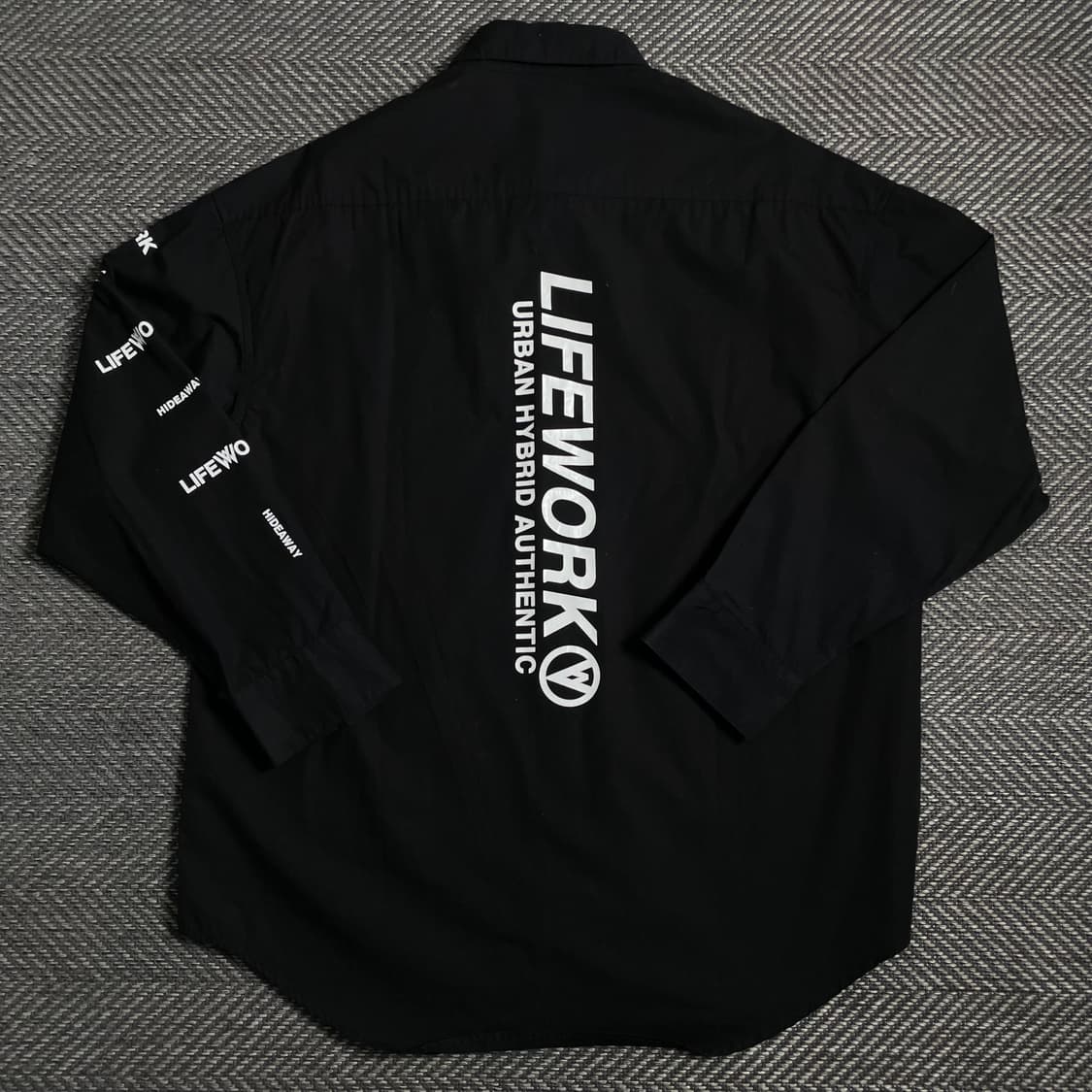 라이프워크 빅로고 프린팅 박시핏 셔츠y 3989 상품이미지5