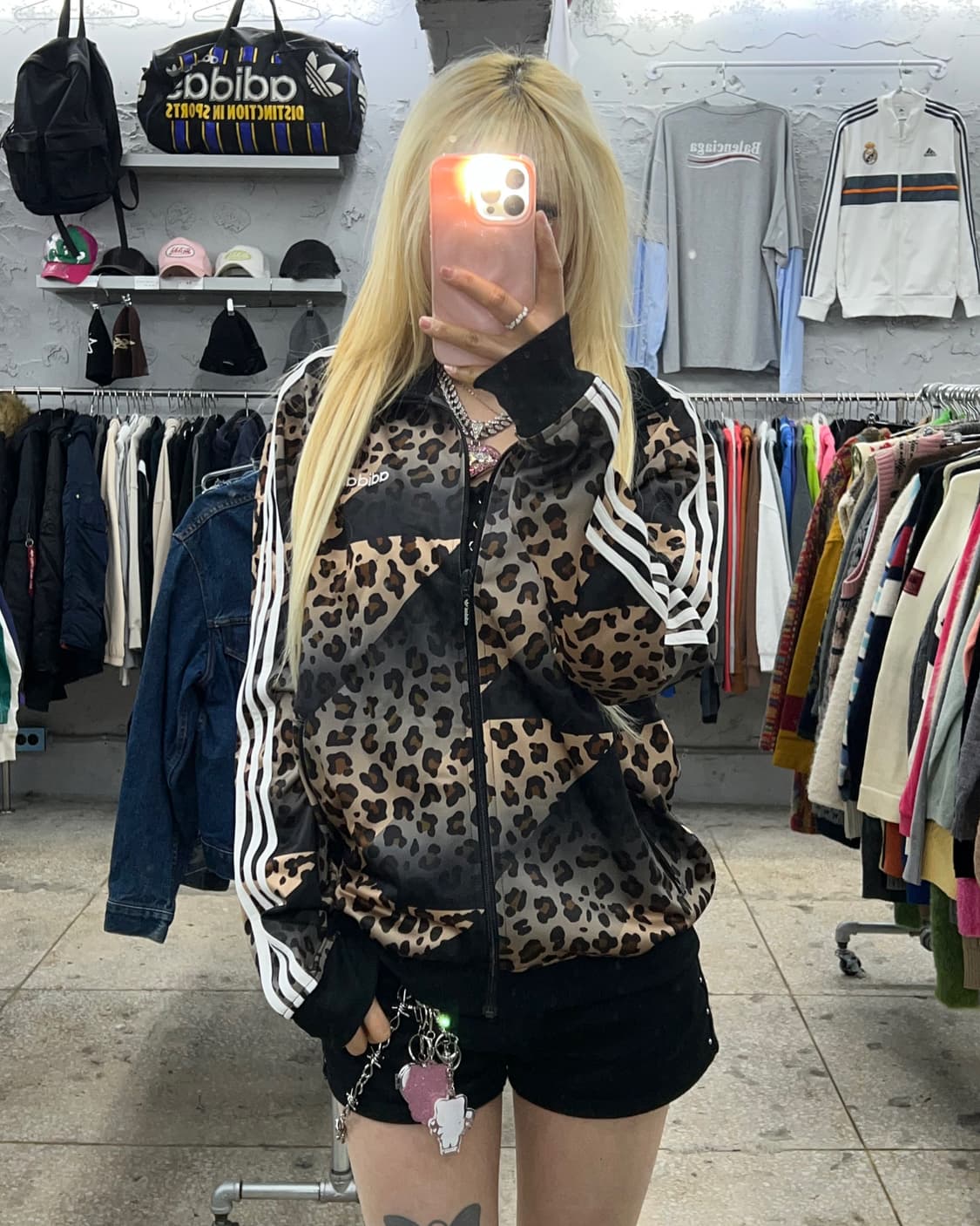 착샷O 아디다스 레오파드 져지 105 상품이미지5