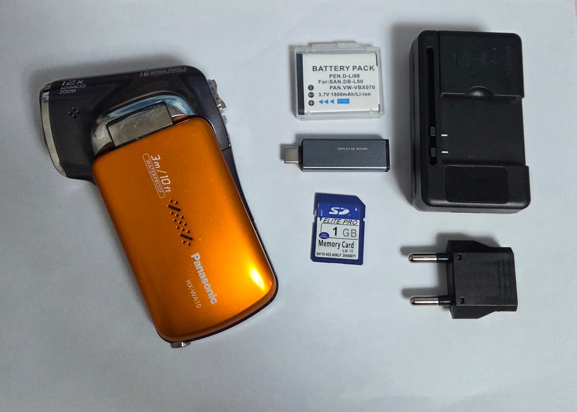 뉴진스 버블검 캠코더) 파나소닉 HX-WA10 빈티지 캠코더 상품이미지8