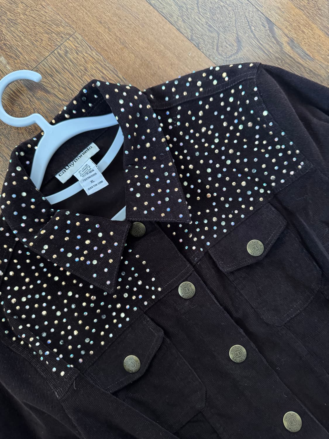 코듀로이 비즈 트러커 자켓 상품이미지3