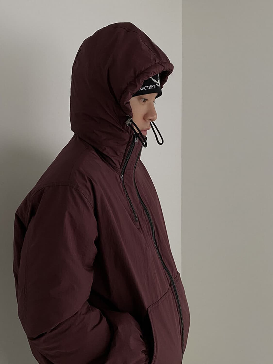 5온스 후드 패딩 점퍼 상품이미지7