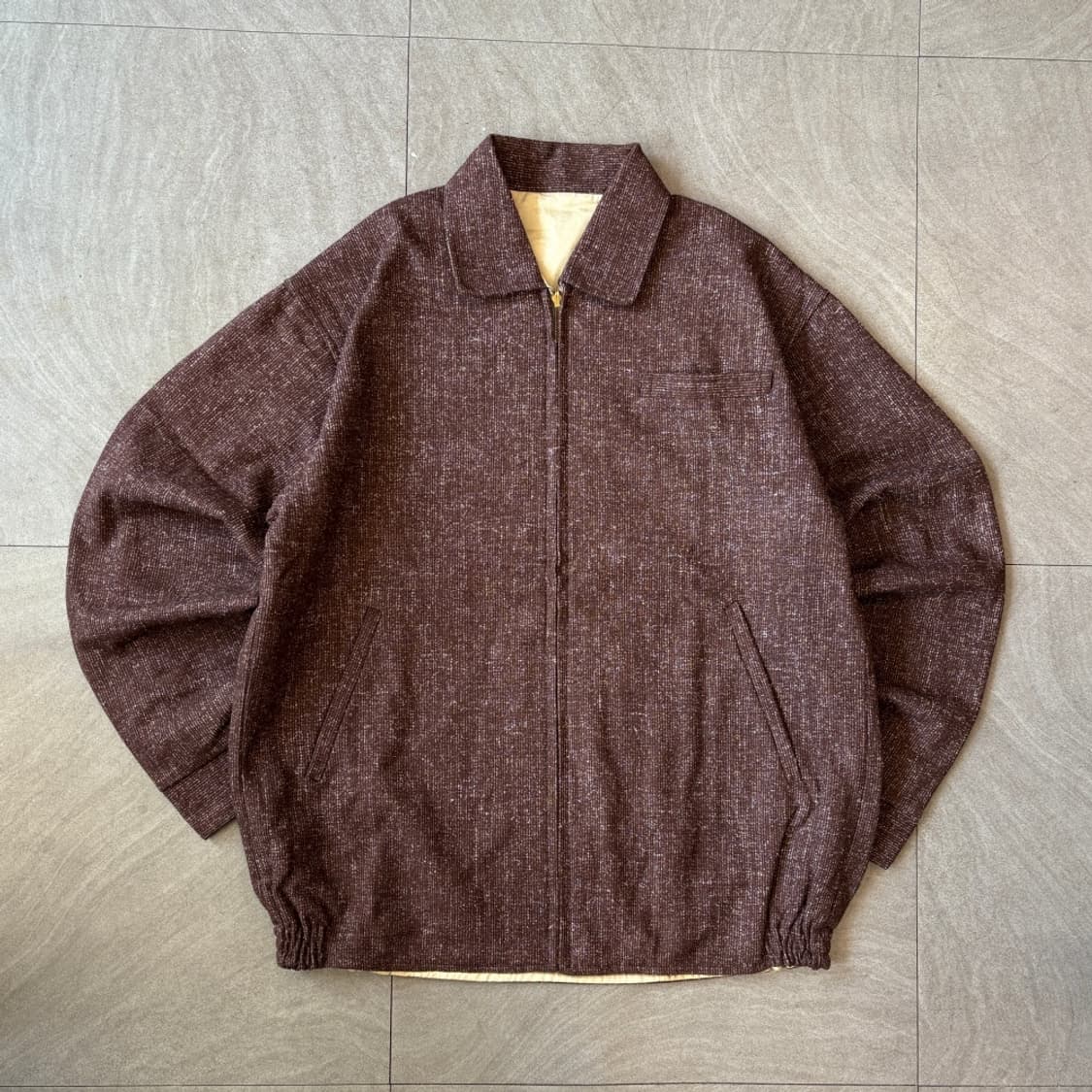 90s Vintage Nep Tweed work jacket 상품이미지1