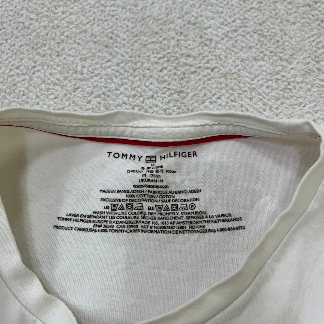 M 타미힐피거 스몰로고 반팔티 0415M 상품이미지2