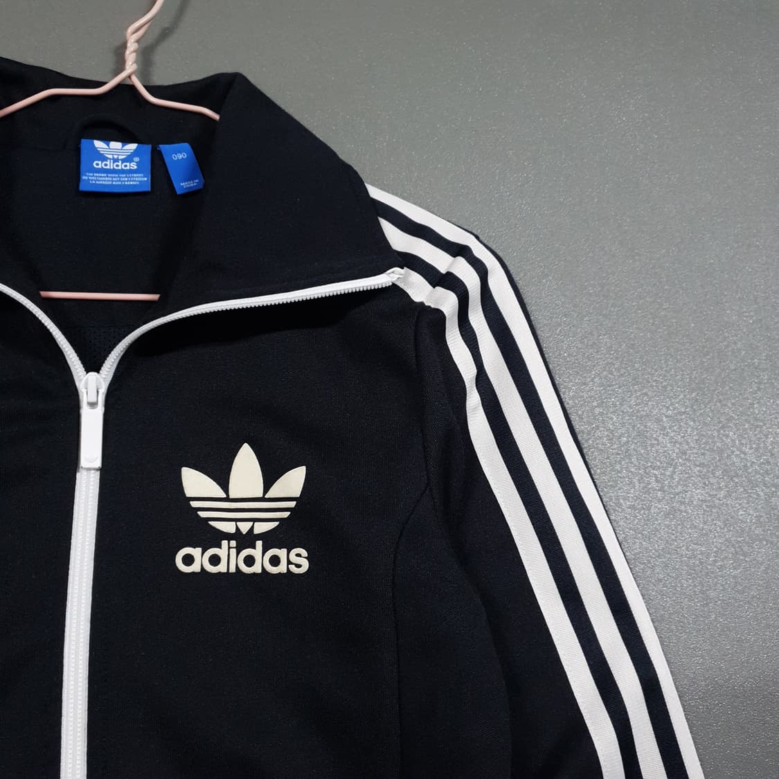 [S] 아디다스 유로파 파이어버드 트랙탑 져지 자켓 벨벳 블랙 희귀 상품이미지3