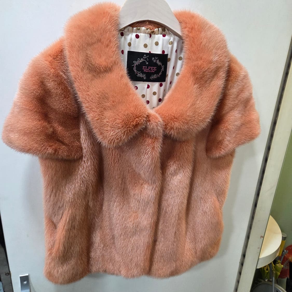 진도 모피 크롭 밍크 코트 상품이미지1