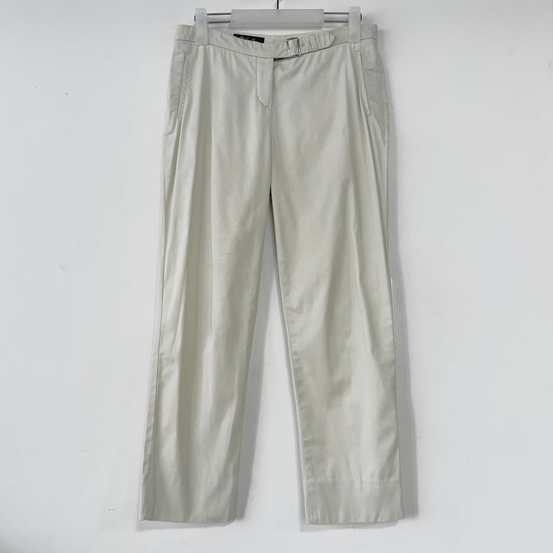 로로피아나 슬릿 헴 코튼 트라우저 상품이미지1