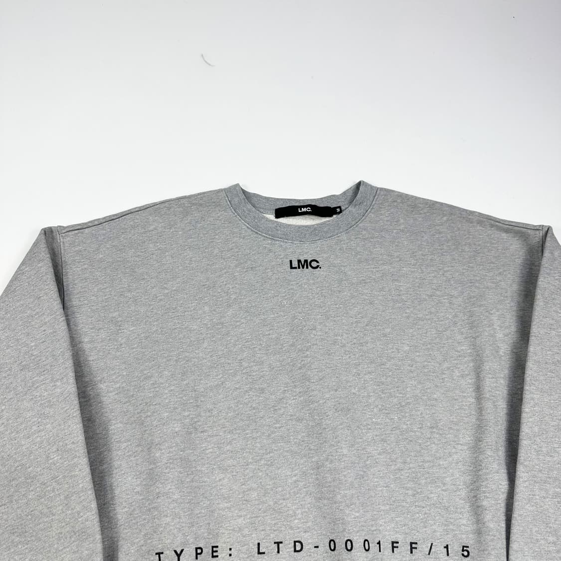 LMC 엘엠씨 헤비 코튼 그레이 맨투맨 (실측 L) 상품이미지1