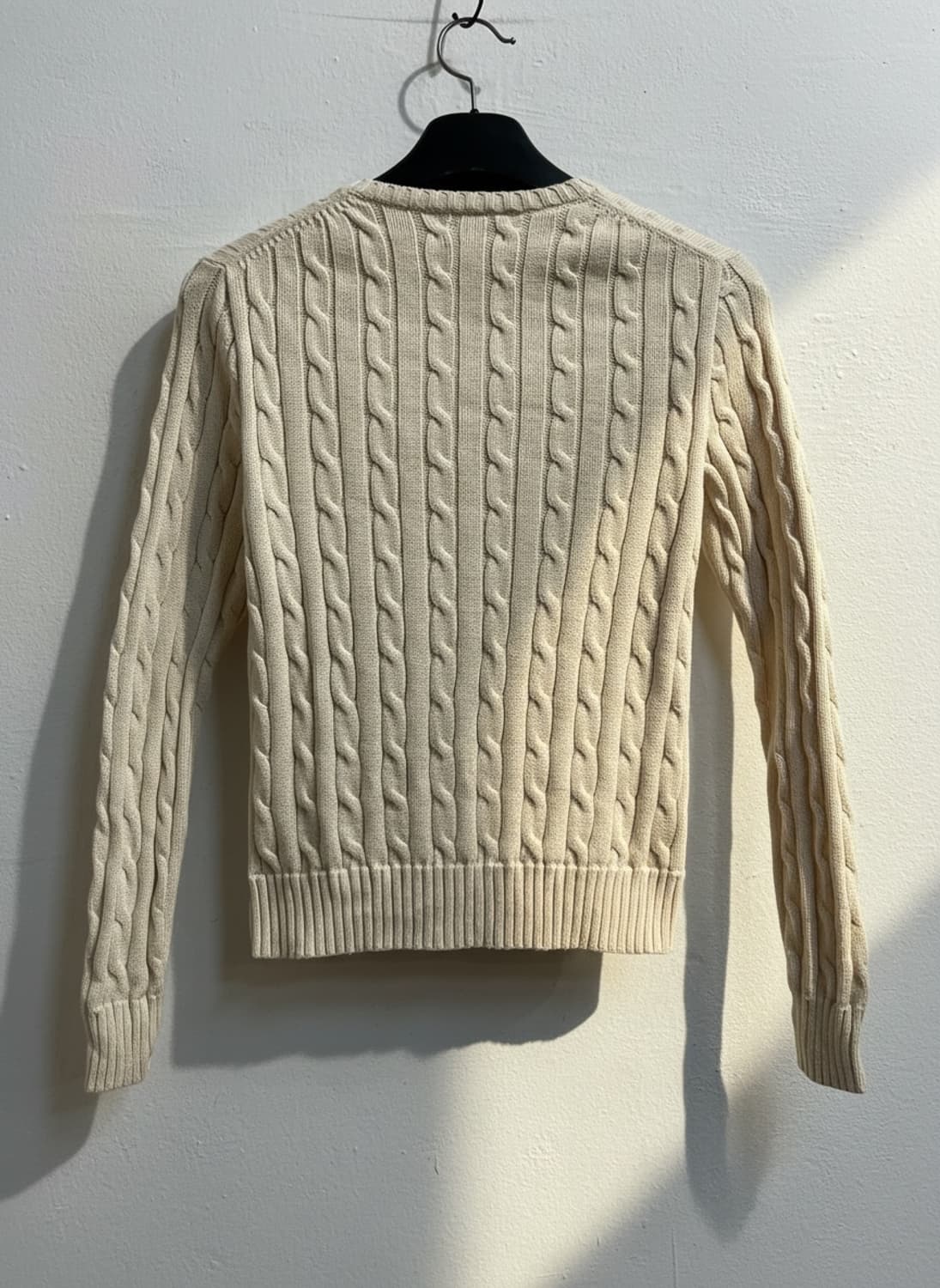 폴로 랄프로렌 아이보리 브이넥 니트 상품이미지4