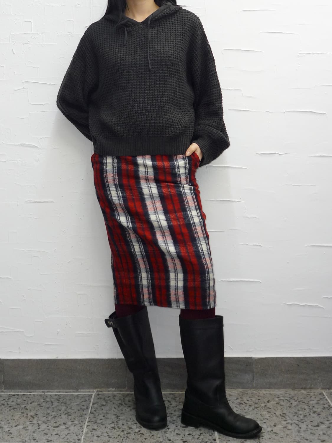 charcoal net hoodie 상품이미지2