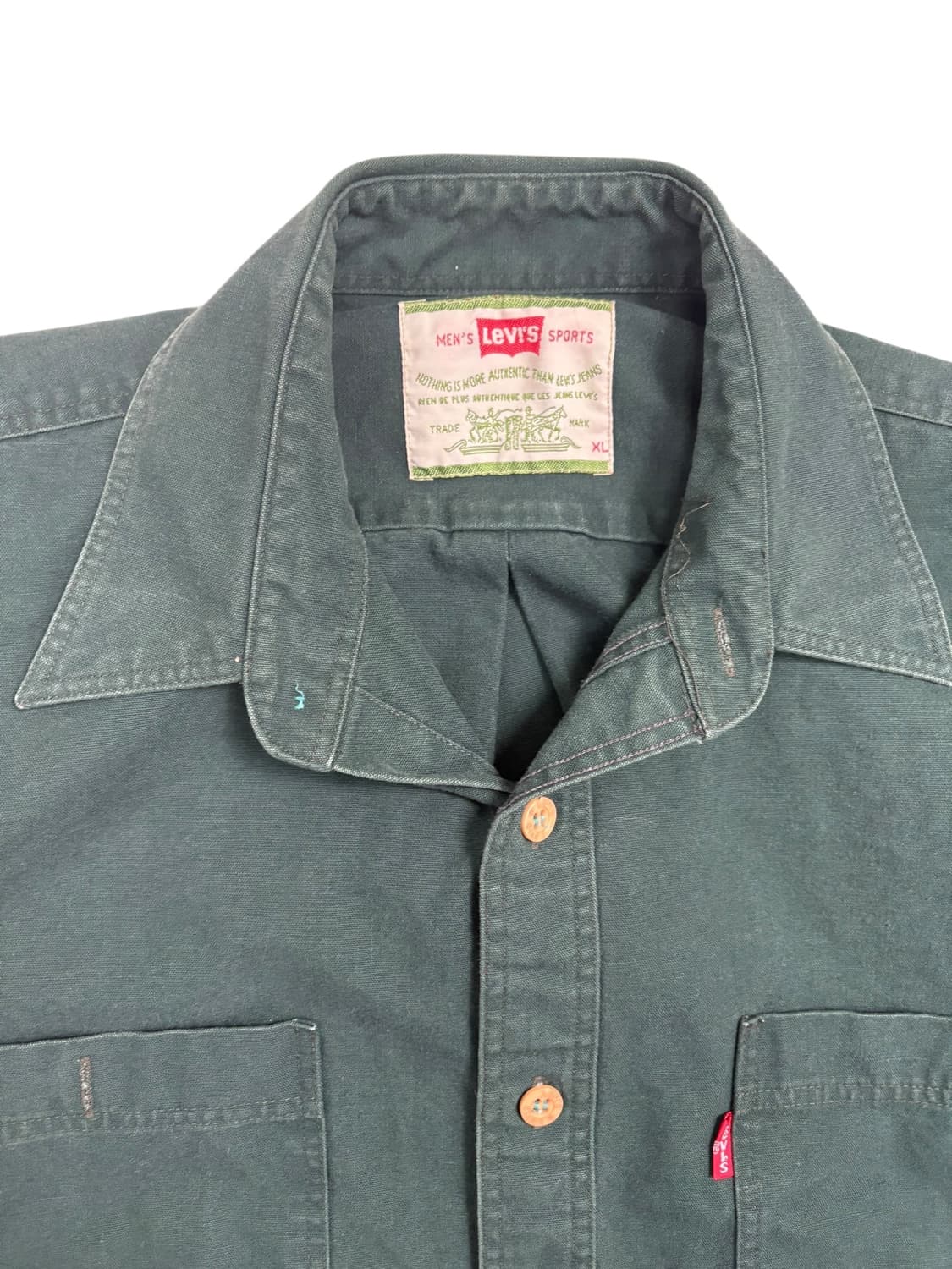 리바이스 셔츠 다크그린 상품이미지4