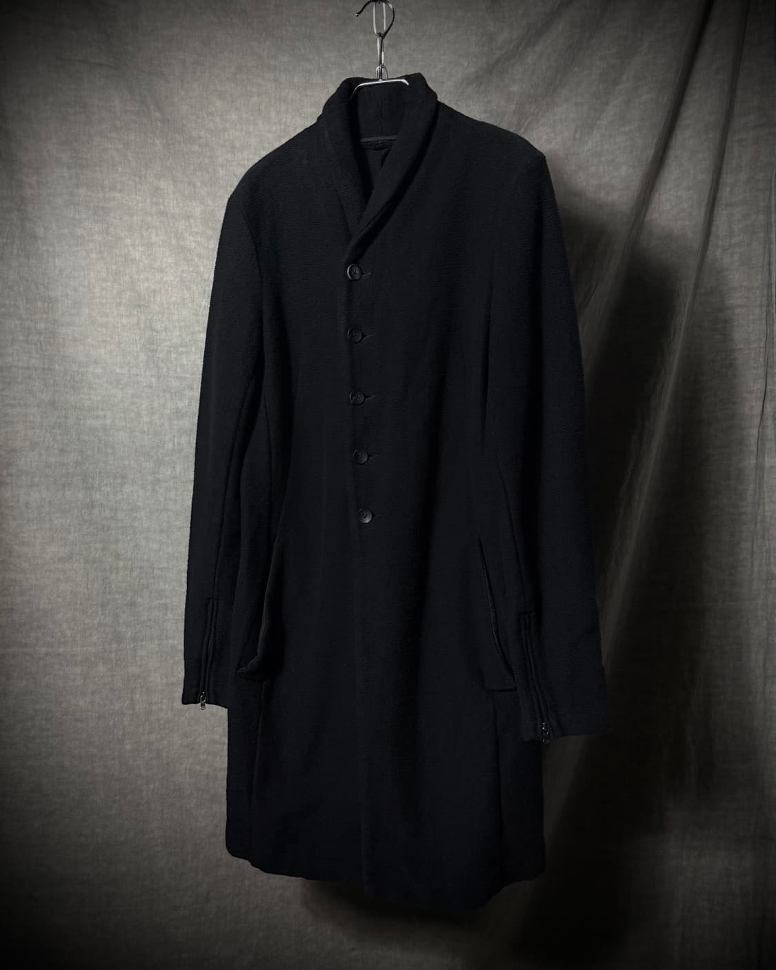 THE VIRIDI-ANNE Shawl Collar Coat 상품이미지2