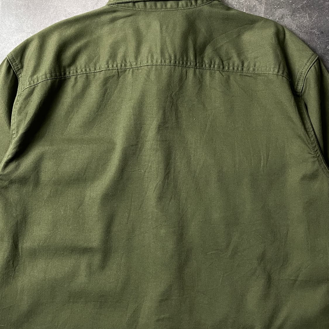 WRANGLER 랭글러 빈티지 카키 플랩포켓 코튼 셔츠 A00605 상품이미지8