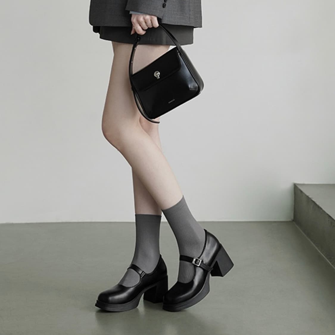 착한구두 통굽 메리제인 힐 상품이미지2