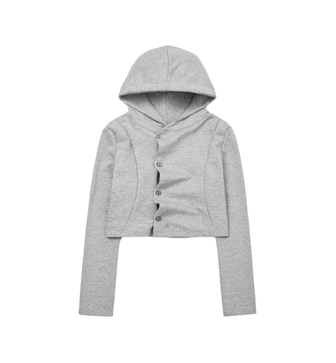 슬릭글로우 사이드 버튼 후드 탑 상품이미지1