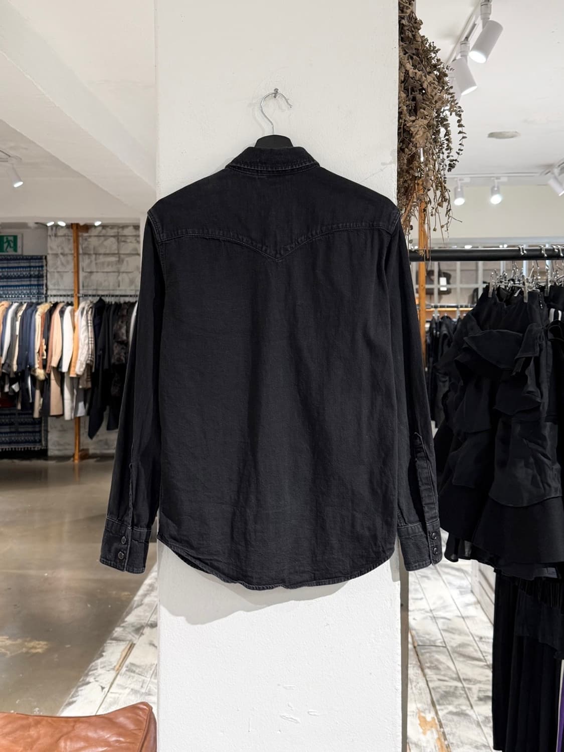 리바이스 블랙 데님 바스토우 웨스턴 셔츠 상품이미지6