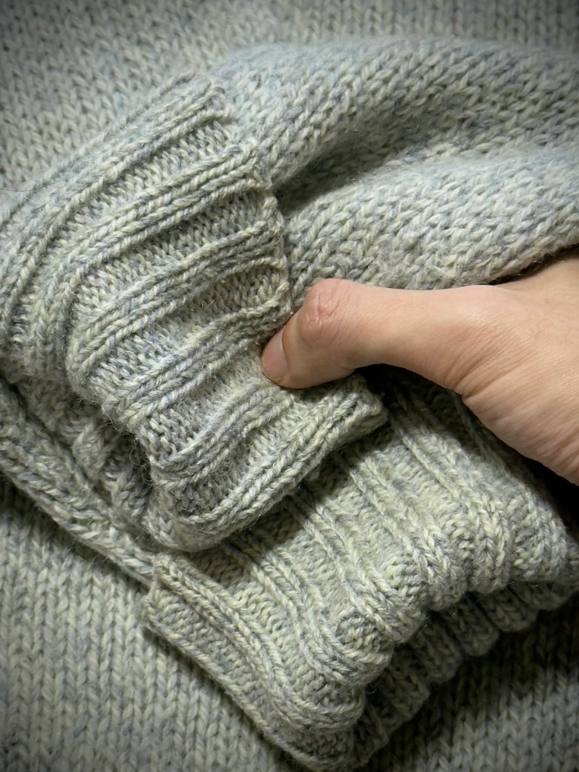 60s Woolrich wool fisherman Knit 상품이미지7