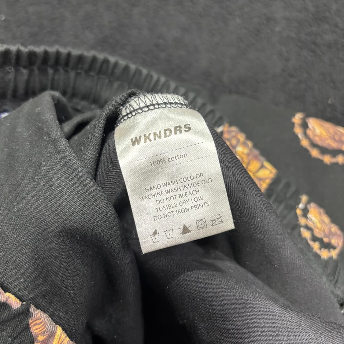 L 위캔더스 블랙 사자 킹 팬츠 상품이미지4