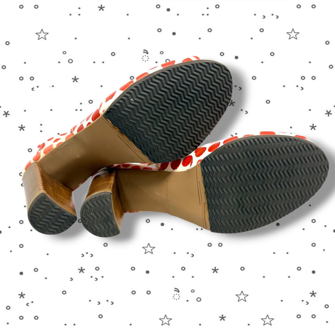 37 Alexis N 알렉시스앤 레드 물방울 도트 오픈토 부티힐 상품이미지5