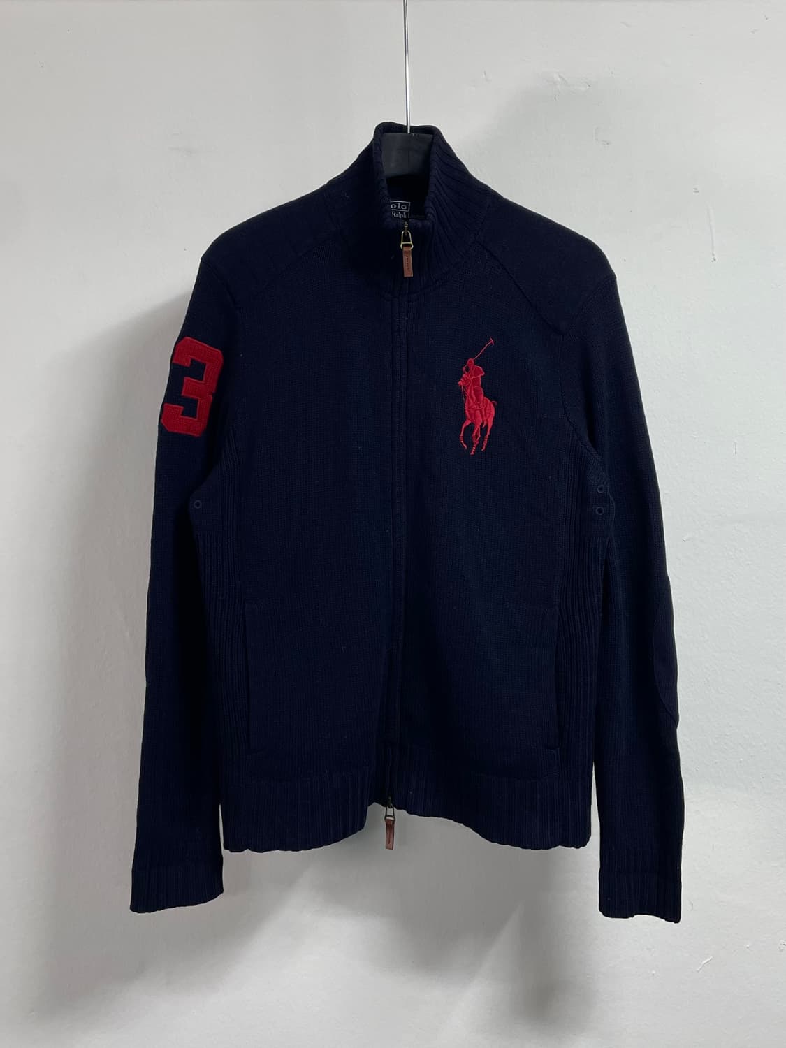 폴로 랄프로렌 빅포니 투웨이 니트집업(on.382) 상품이미지1