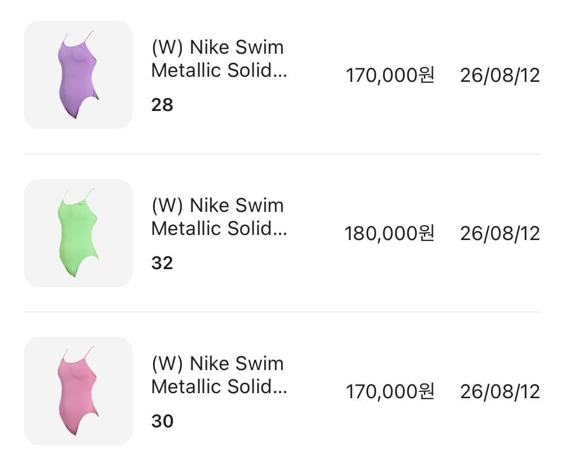 나이키 스윔 메탈릭 상품이미지1