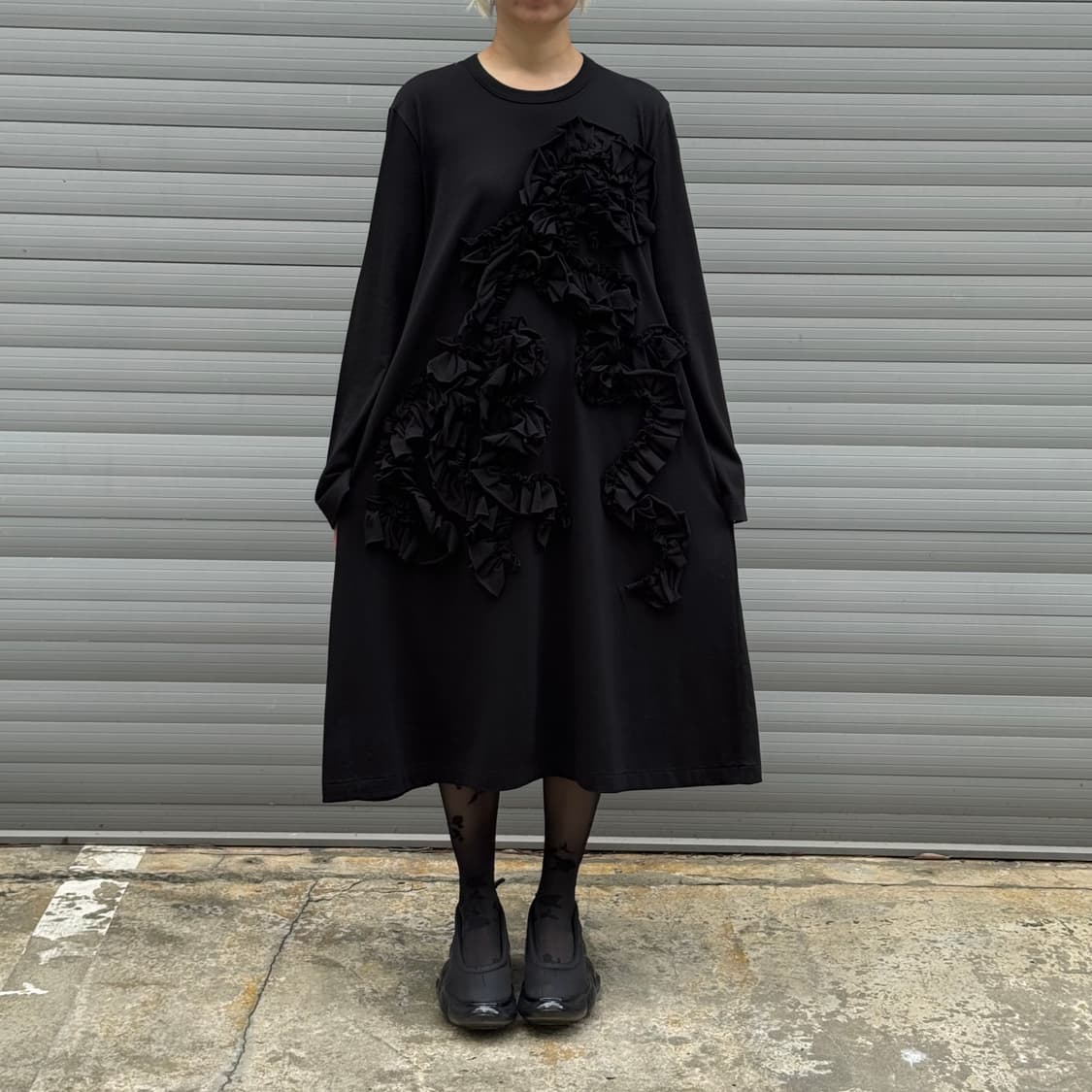 Ruffle long one piece dress 상품이미지9