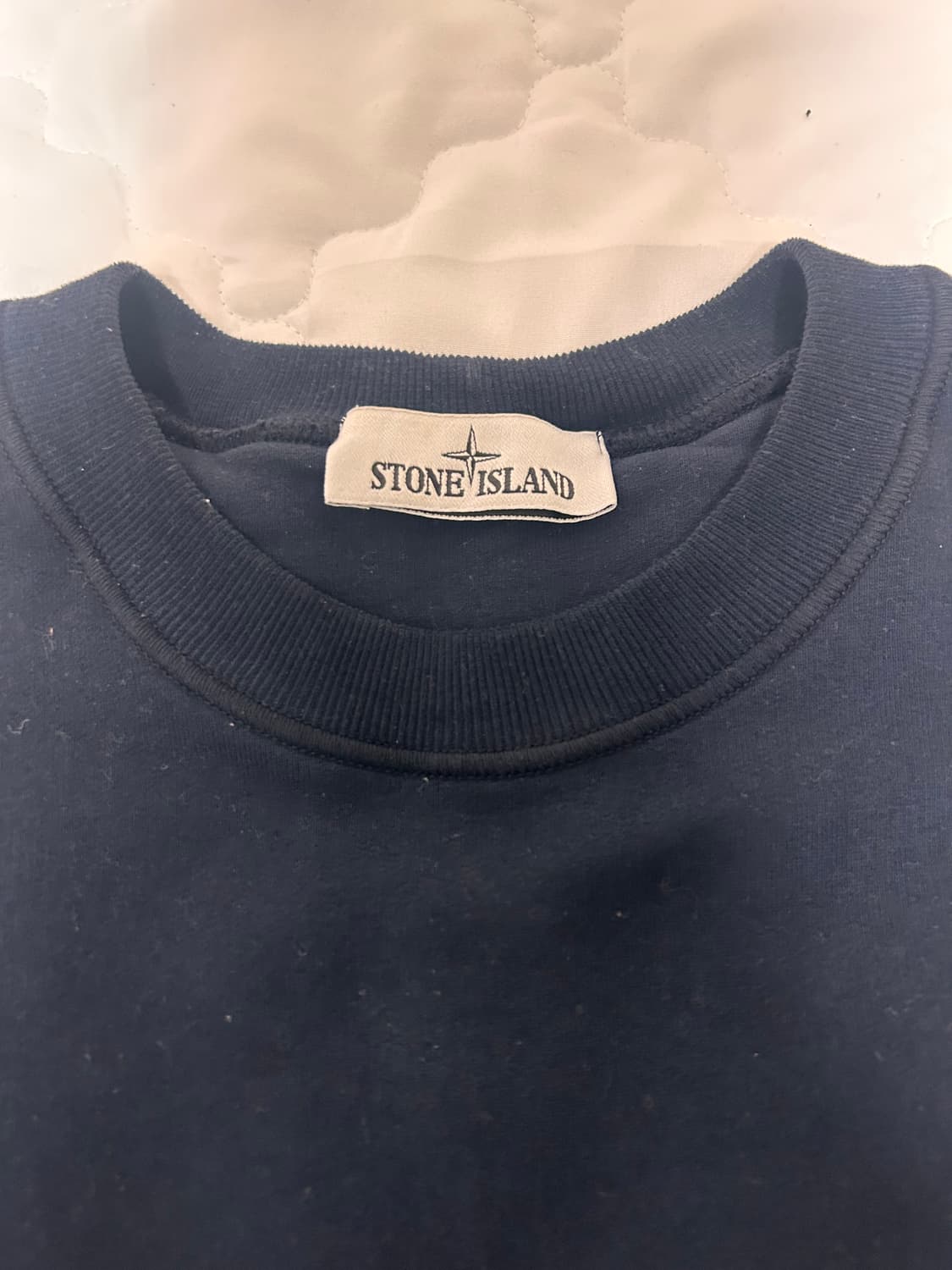 스톤맨투맨 네이비 s 상품이미지4