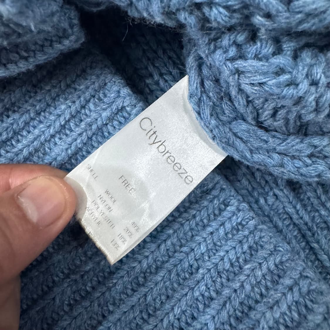 시티브리즈 케이블 니트 집업 가디건 상품이미지5