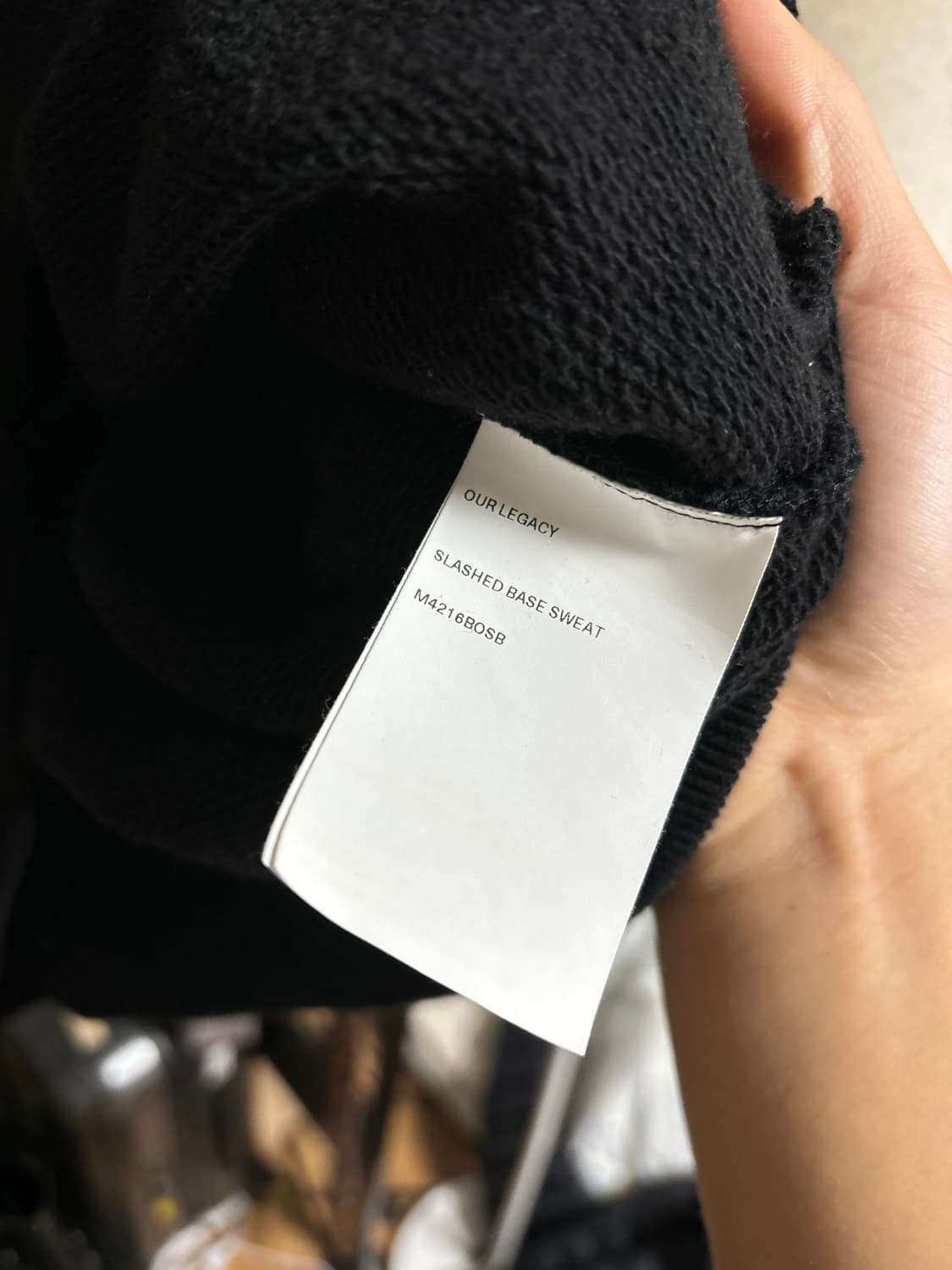 아워레가시 절개 스웻셔츠 L 상품이미지4