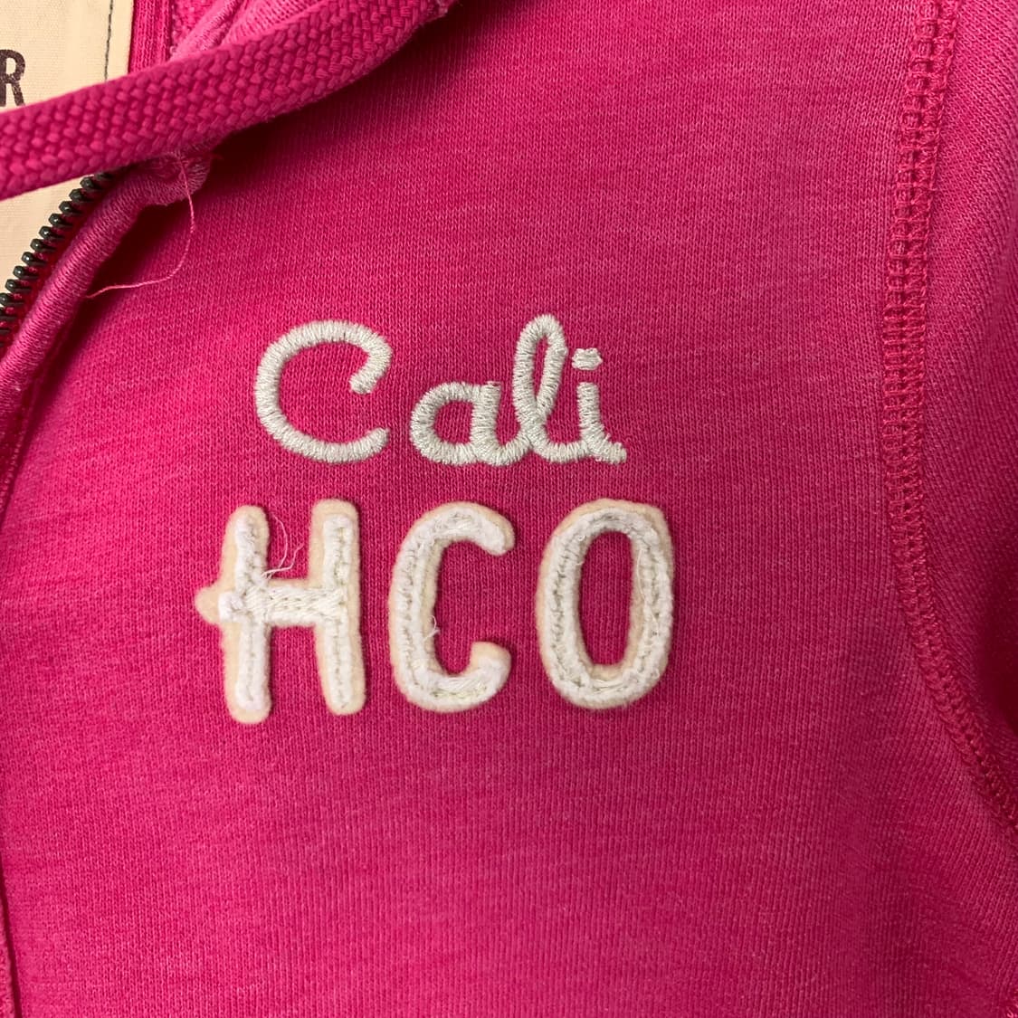 홀리스터 y2k 와투케 핑크 후드집업 상품이미지4