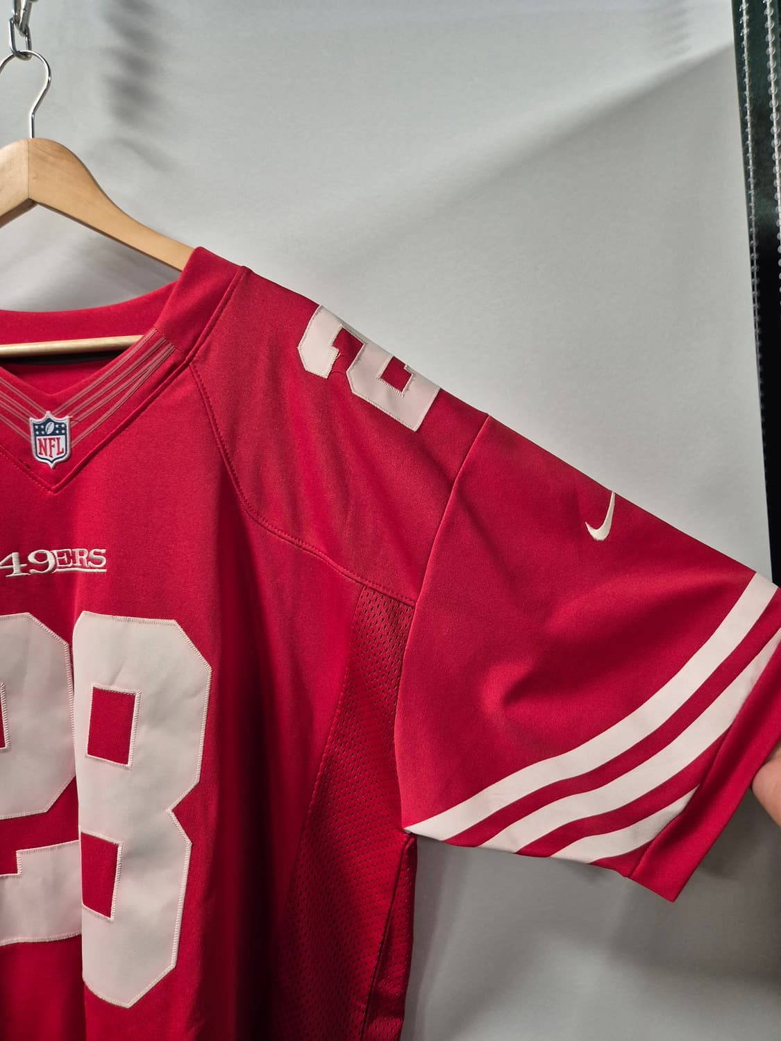*무료배송*나이키 NFL 49ers Hyde28 유니폼 2XL(상태A급) 상품이미지3