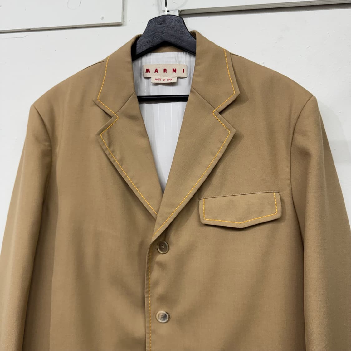 [48] 마르니 스티치 싱글 브레스티드 블레이저 자켓 상품이미지9