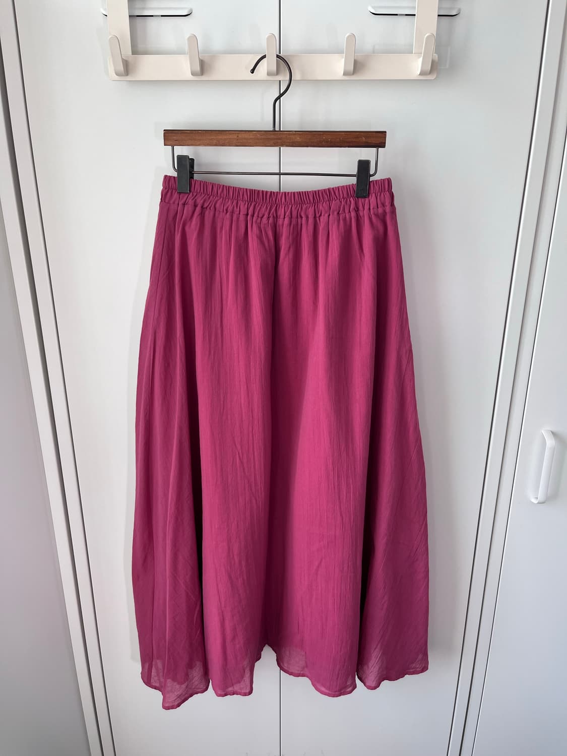 Vintage 하구미 핫핑크 롱 스커트 상품이미지6