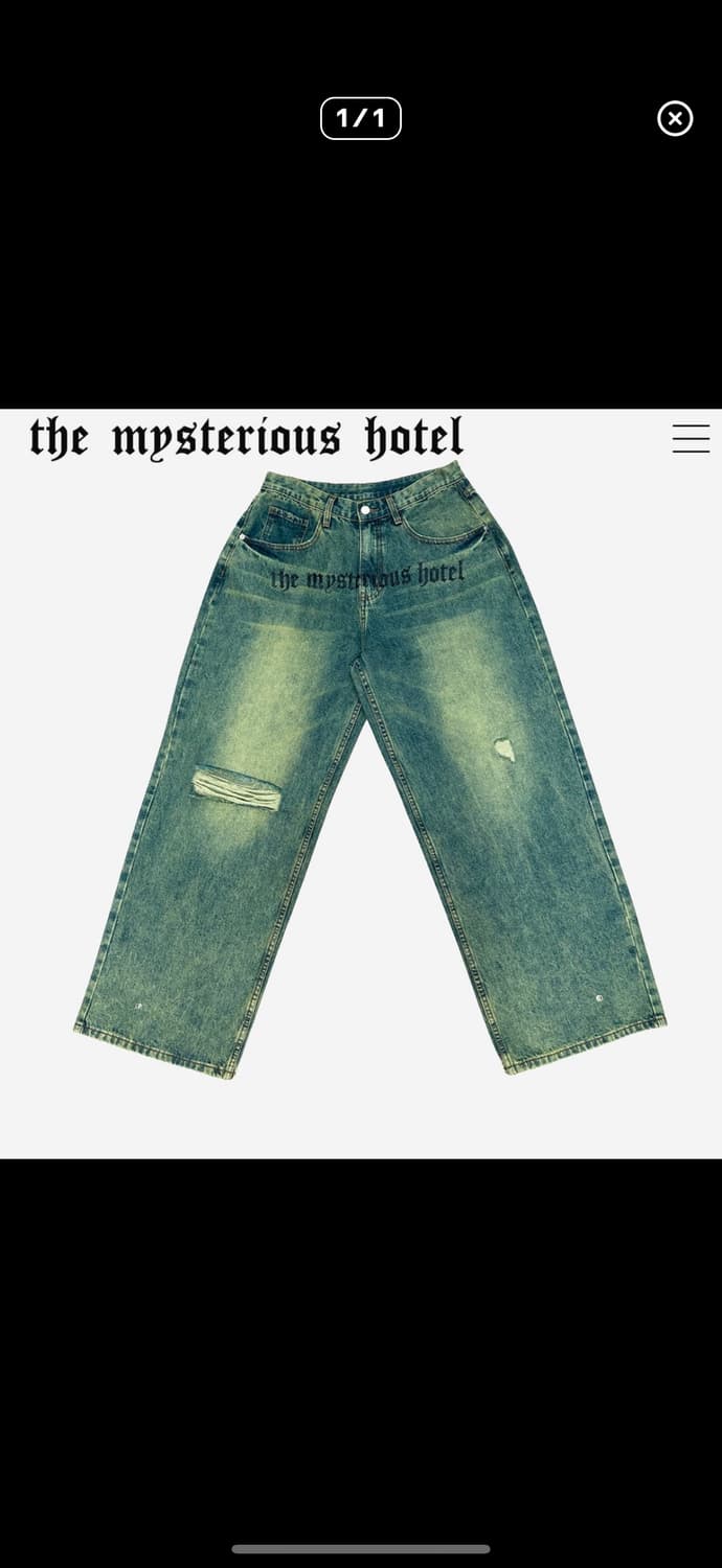 더미스테리어스호텔 YELLOW WASHING JEANS 상품이미지1