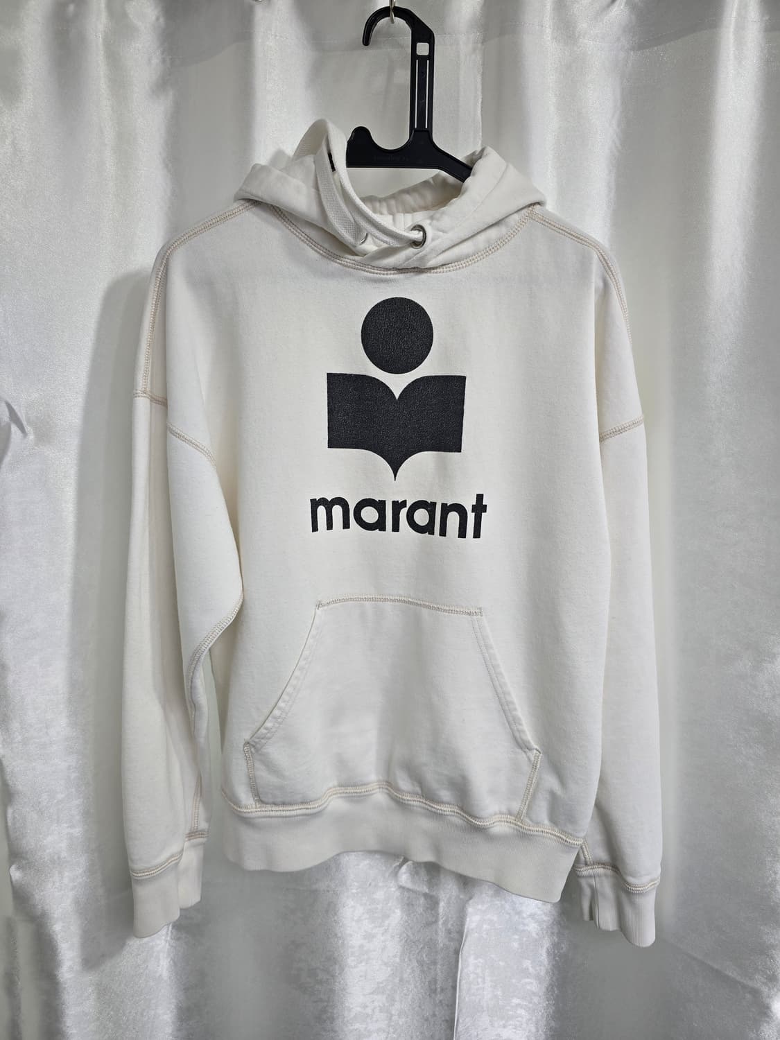 이자벨마랑 화이트 로고 후드티 (1537) 상품이미지2