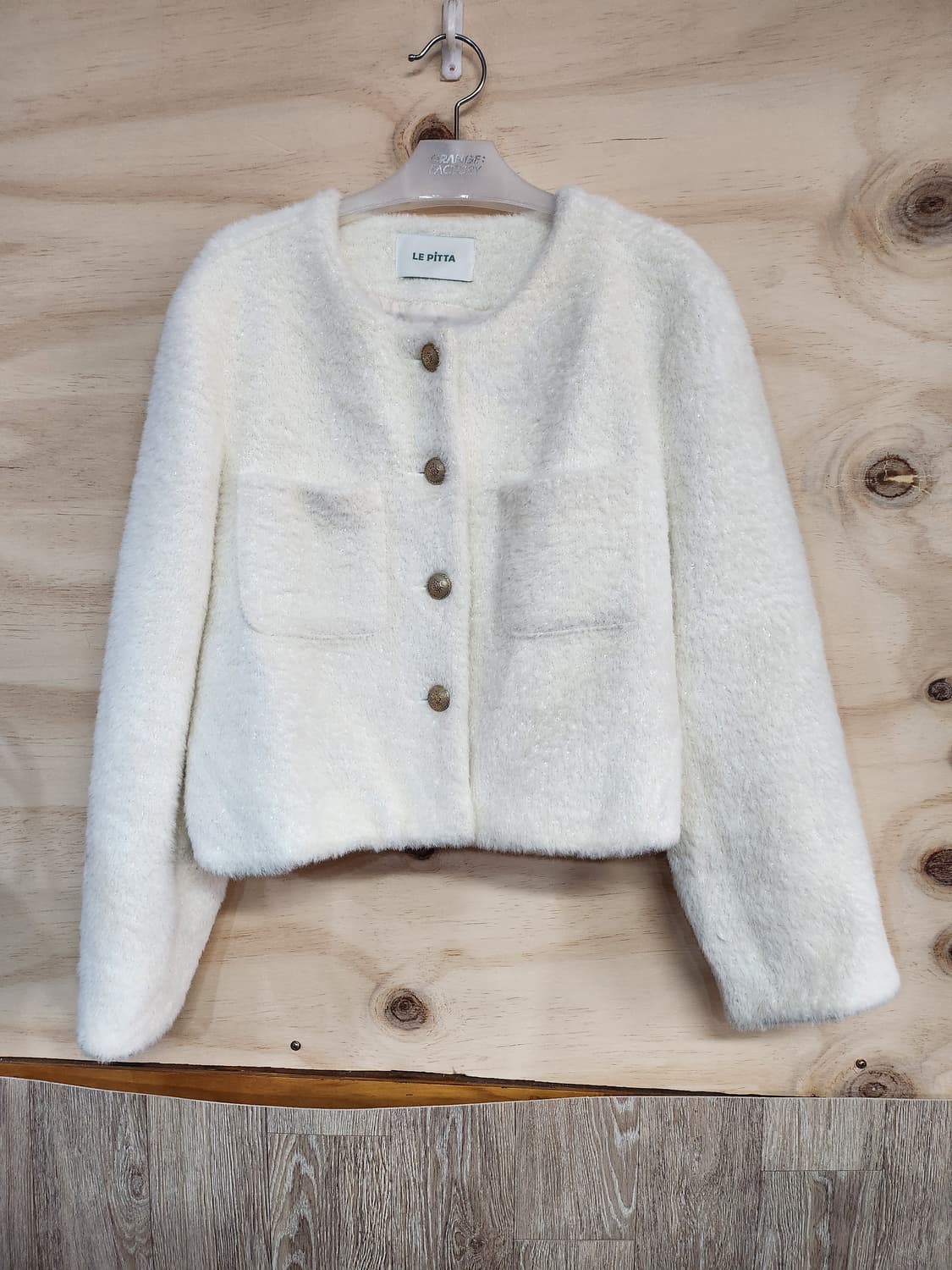 357) 르피타 크롭 부클 자켓 상품이미지1