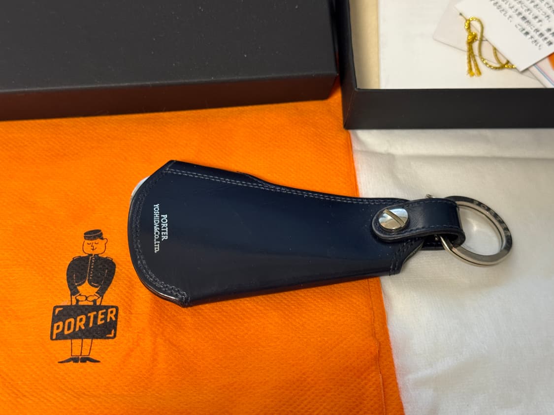 포터 슈혼 키링 네이비 상품이미지4