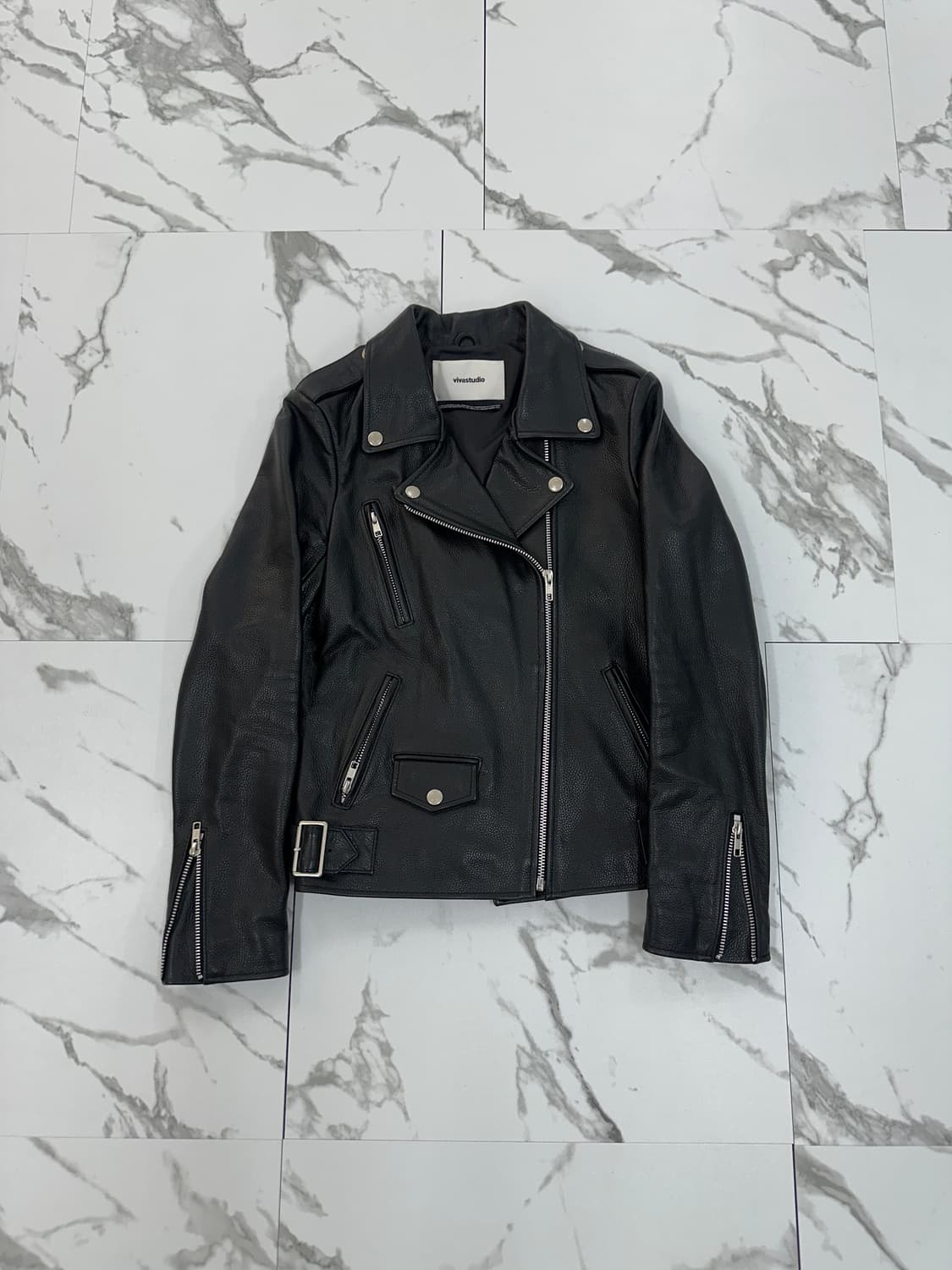 비바스튜디오 소가죽 라이더자켓 상품이미지1