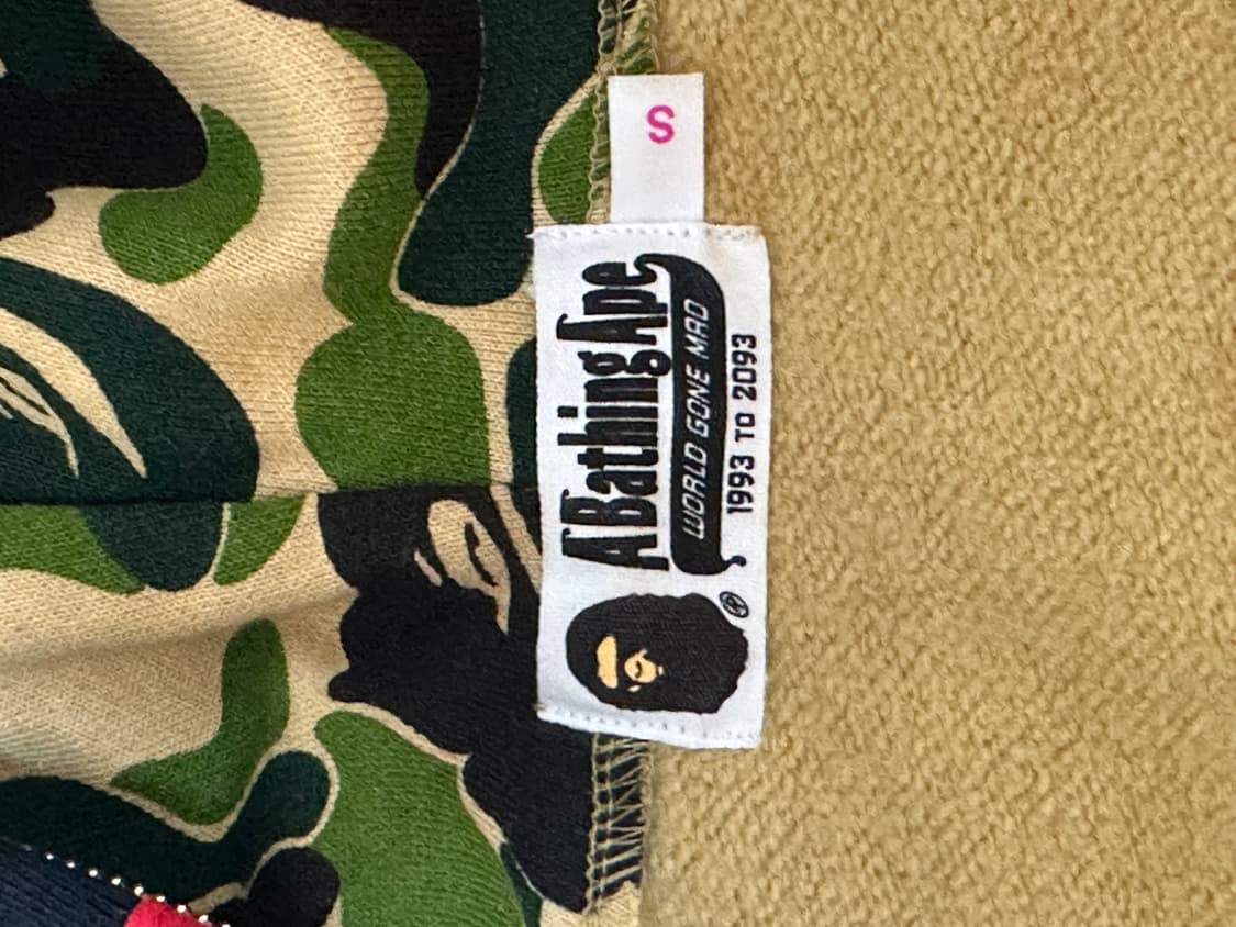 베이프 샤크 베어 후드집업 상품이미지6