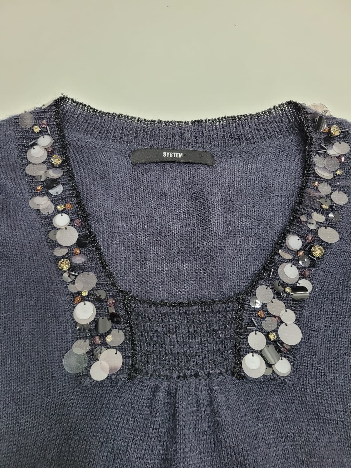 SYSTEM 한섬 시스템 스팽글 울 니트 / 여 F (90)
 상품이미지4