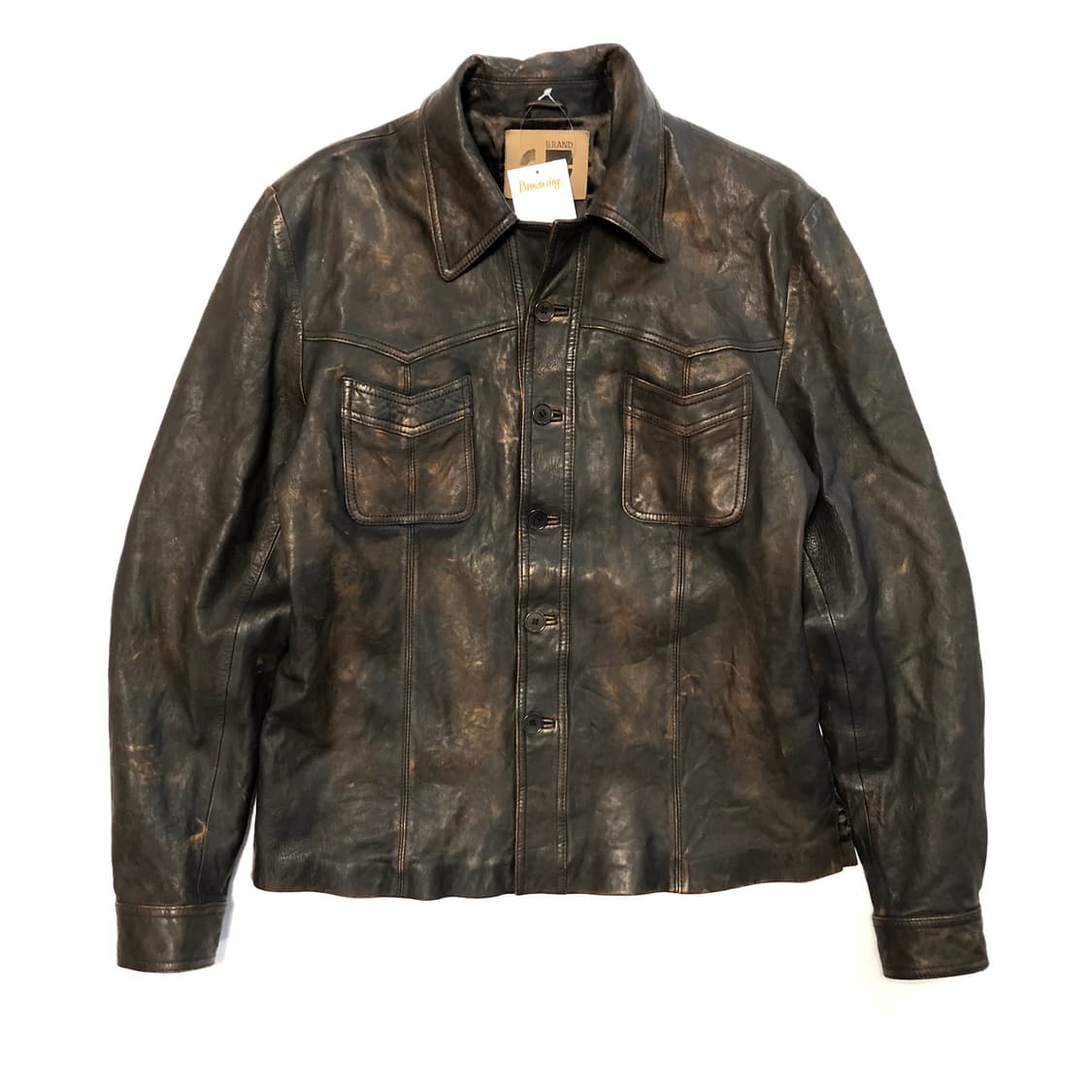 Guess 빈티지 레더자켓 상품이미지1