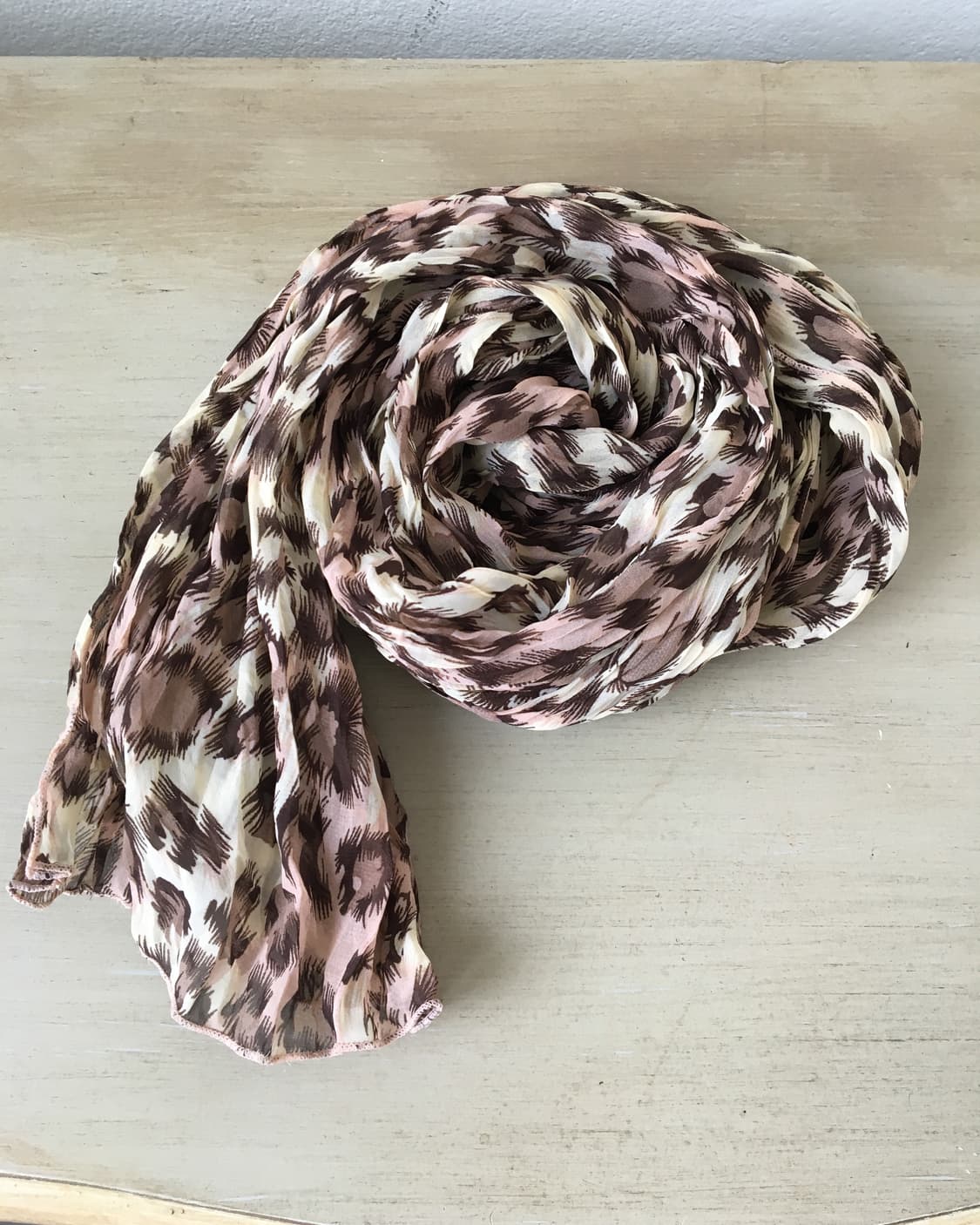  leopard pattern scarf 상품이미지1