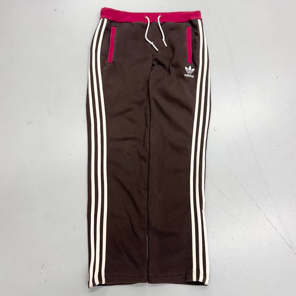아디다스 파이어버드 초코브라운 코튼 트랙팬츠 상품이미지2