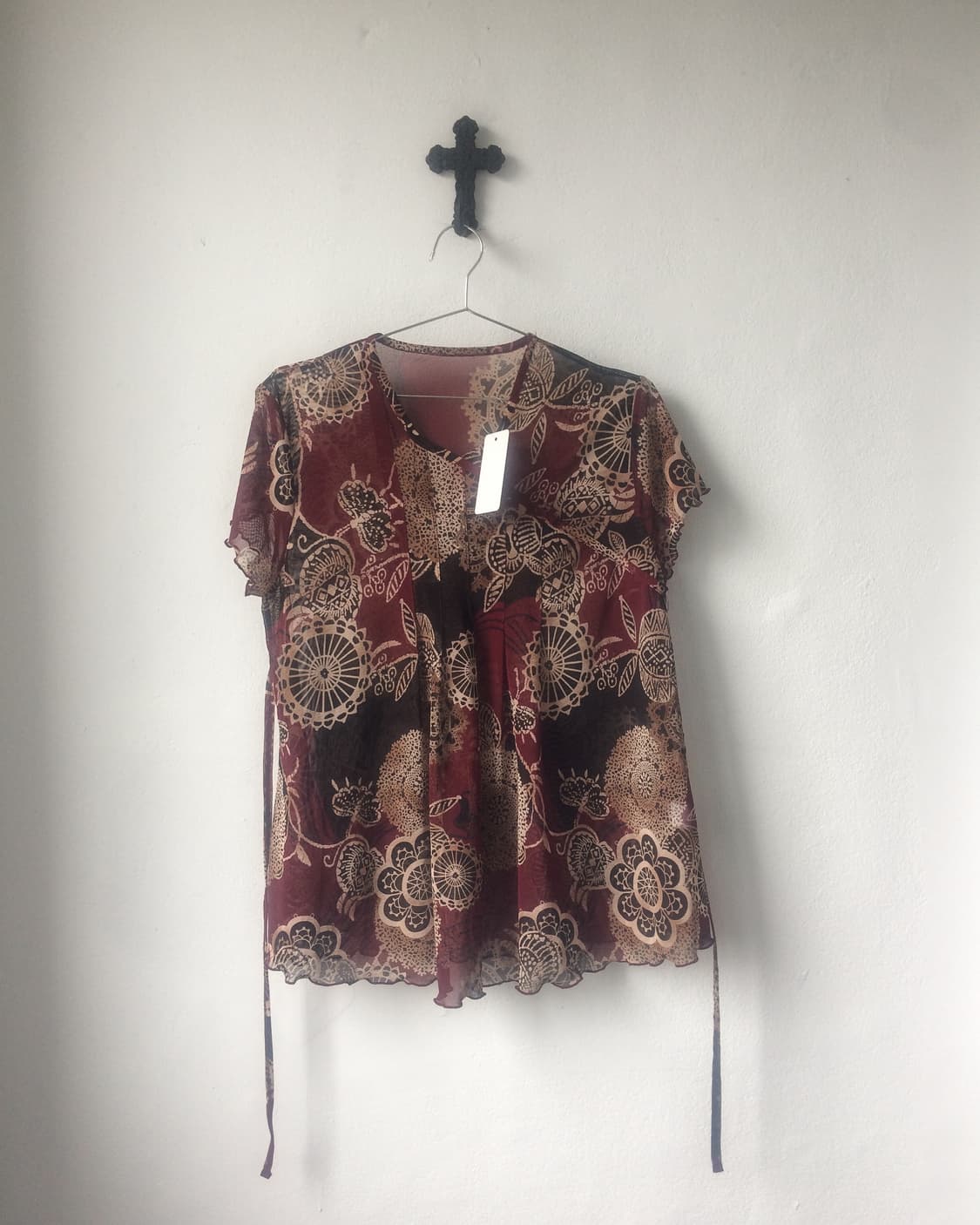 Oriental mood mesh top 상품이미지2