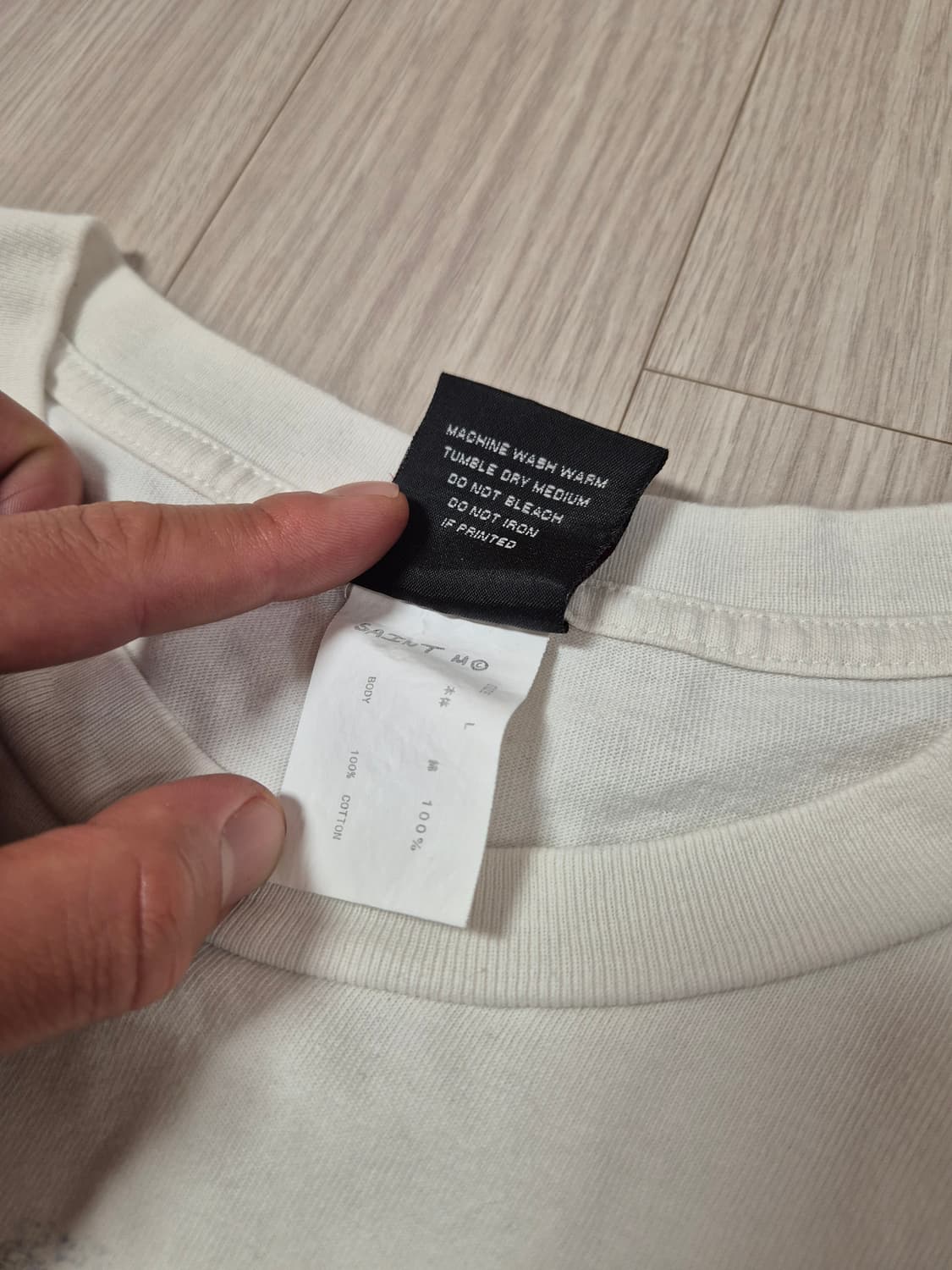 세인트미카엘 HOLY MOTHER 티셔츠 (L) 상품이미지4