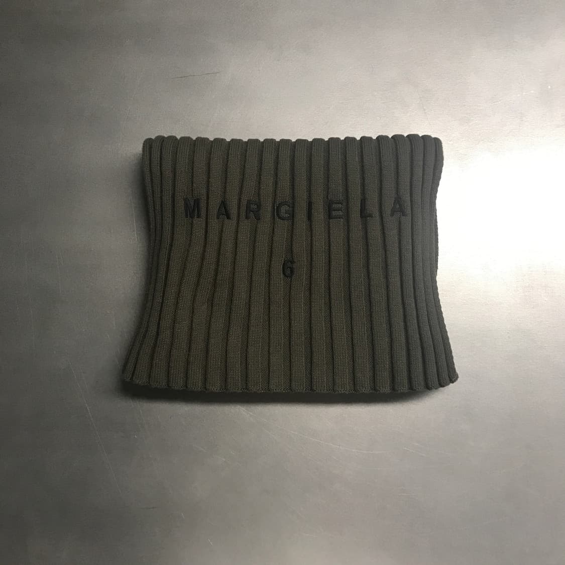 MM6 마르지엘라 머플러 카키 상품이미지1