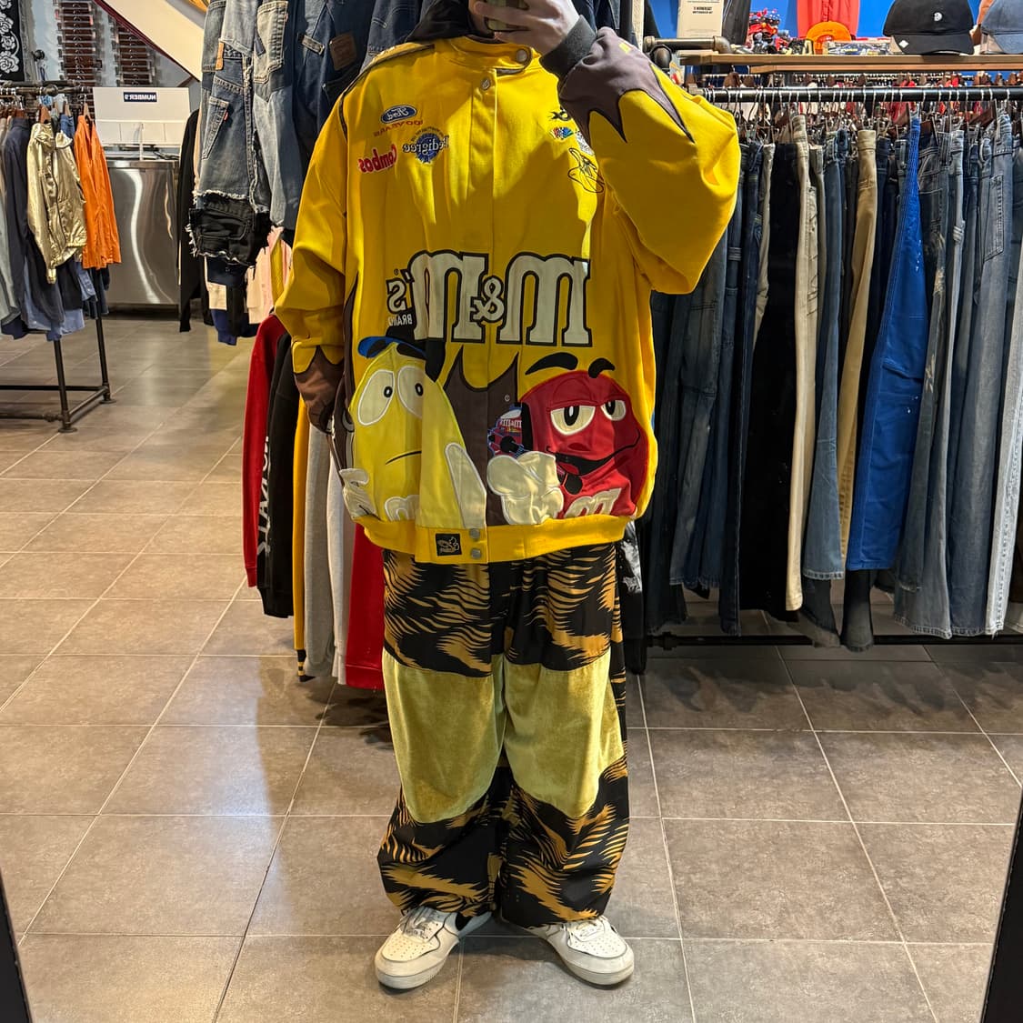 [NO.9] M&M's 코튼 레이싱 자켓 상품이미지2