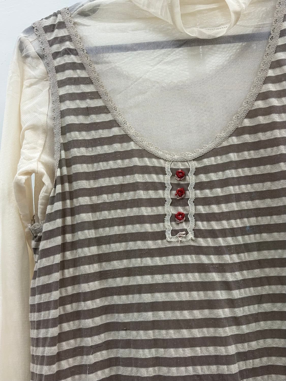 빈티지 롱슬리브 슬리브리스 세트 상품이미지5