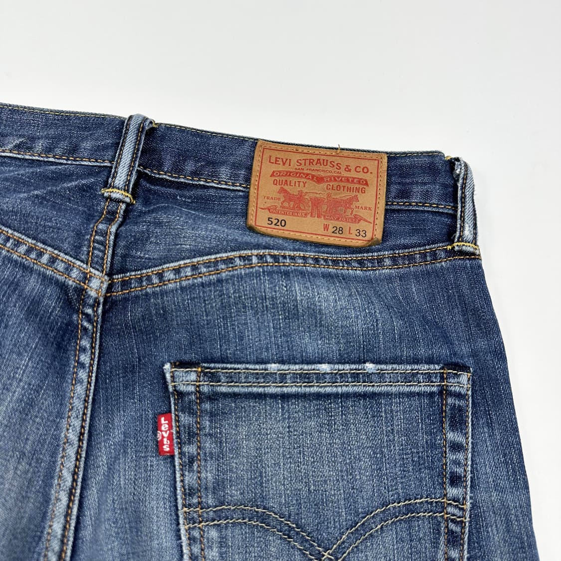 리바이스 520 오리지널 데님 팬츠 (28인치 여성추천) 상품이미지5