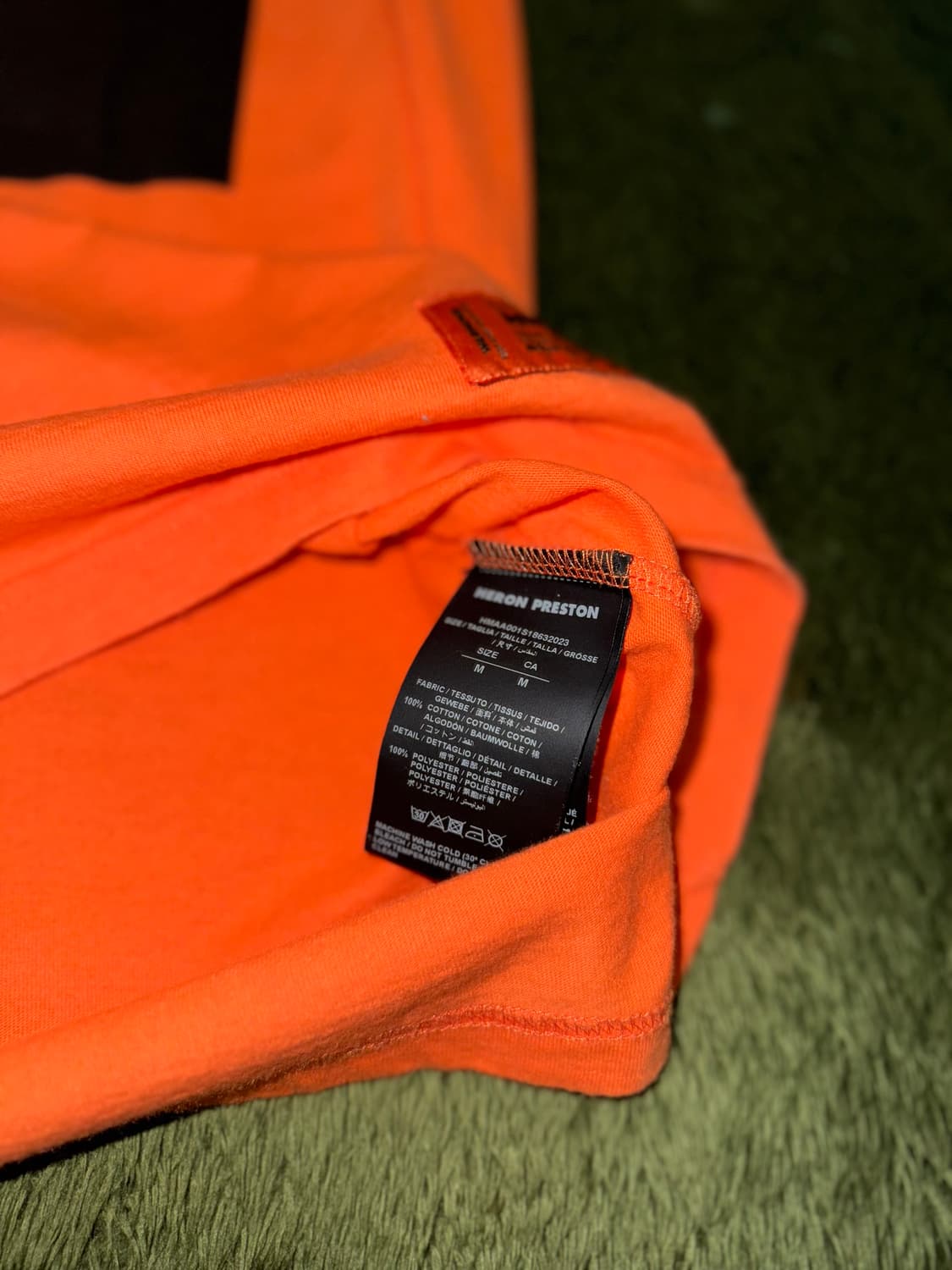 [M] 헤론프레스톤 Martha 그래픽 루즈 핏 티셔츠 오렌지 상품이미지7